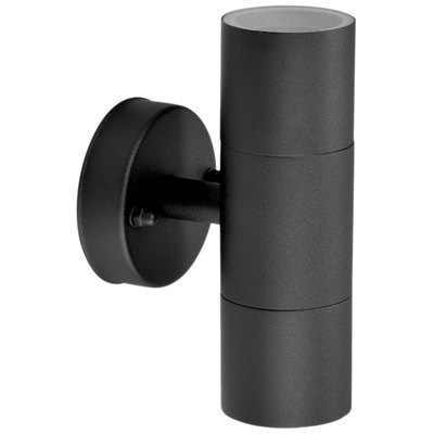 Product Εξωτερικό Φωτιστικό Avide Τοίχου Peka 2xGU10 IP44 Μαύρο base image