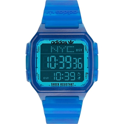 Product Ανδρικό Ρολόι Adidas Aost22047 (47mm) Καουτσούκ Λουράκι Μπλε base image