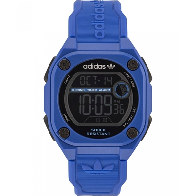 Product Ρολόι Unisex Adidas Aost23061 (45mm) Καουτσούκ Λουράκι Μπλε base image