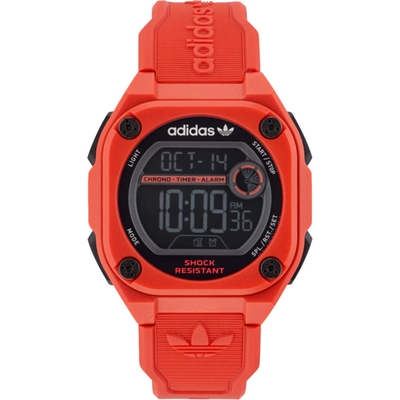 Product Ανδρικό Ρολόι Adidas Aost23063 (45mm) Καουτσούκ Λουράκι Κόκκινο base image