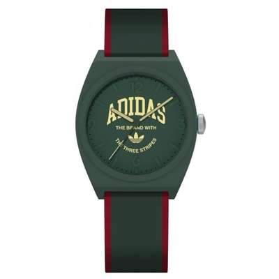 Product Ρολόι Unisex Adidas Aost24073 (38mm) Καουτσούκ Λουράκι Πράσινο base image