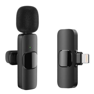 Product Ασύρματο Μικρόφωνο Apexel APL-MIC004, Lightning, 2.4GHz, Μαύρο base image