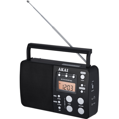 Product Φορητό Ραδιόφωνο Akai APR-200 ψηφιακό παγκοσμίου λήψης με Aux-In και έξοδο ακουστικών base image