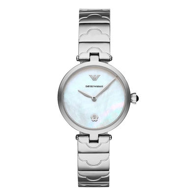 Product Γυναικείο Ρολόι Armani Ar11235 (32mm) Μεταλλικό Μπρασελέ Ασημί base image
