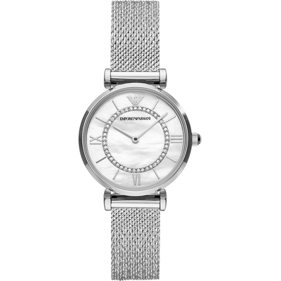 Product Γυναικείο Ρολόι Armani Ar11319 (32mm) Μεταλλικό Μπρασελέ Ασημί base image
