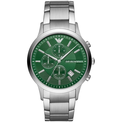 Product Ανδρικό Ρολόι Armani Ar11507 (43mm) Μεταλλικό Μπρασελέ Ασημί base image