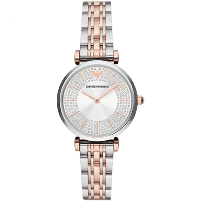 Product Γυναικείο Ρολόι Armani Ar11537 (32mm) Μεταλλικό Μπρασελέ Ασημί base image