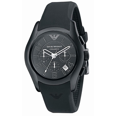 Product Ανδρικό Ρολόι Armani Ar1430 (42mm) Κεραμικό Μπρασελέ Μαύρο base image