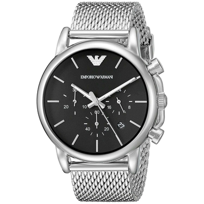 Product Ανδρικό Ρολόι Armani Ar1811 (41mm) Μεταλλικό Μπρασελέ Ασημί base image