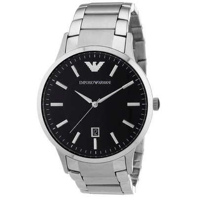 Product Ανδρικό Ρολόι Armani Ar2457 (43mm) Μεταλλικό Μπρασελέ Ασημί base image