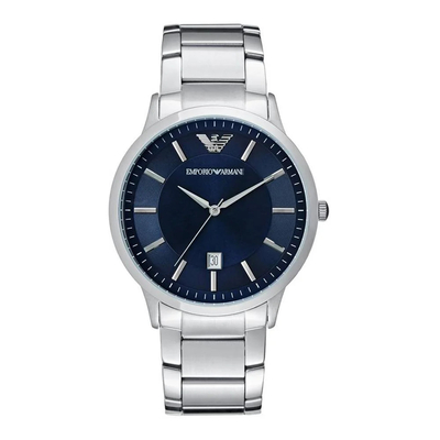 Product Ανδρικό Ρολόι Armani Ar2477 (43mm) Μεταλλικό Μπρασελέ Ασημί base image