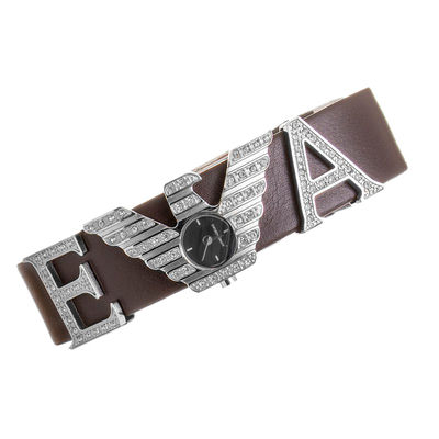 Product Γυναικείο Ρολόι Armani Ar5628 (20mm) Δερμάτινο Λουράκι Καφέ base image