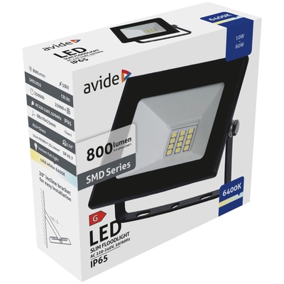 Product Προβολέας LED Avide Slim SMD 10W CW 6400K Value base image