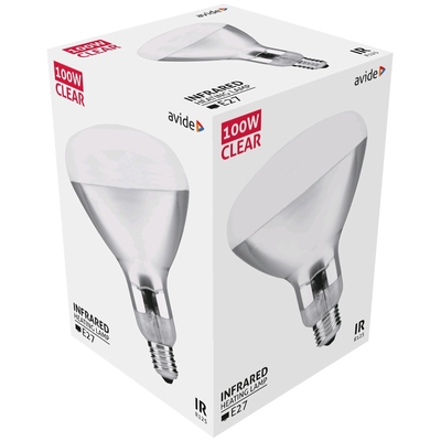 Product Λάμπα Υπερύθρων Avide E27 100W Διάφανο base image