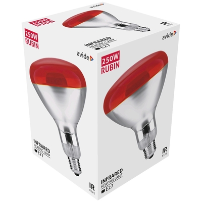 Product Λάμπα Υπερύθρων Avide E27 250W Κόκκινο base image