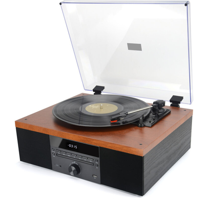 Product Πικάπ Akai ATT-14BT Bluetooth, CD player, USB, FM, Aux-In, RCA out και ενσωματωμένα ηχεία 10 W base image