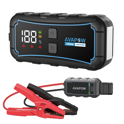 Product Εκκινητής Μπαταρίας Αυτοκινήτου Avapow E5 Pro με Φακό, 12V/2000A, 12000mAh base image