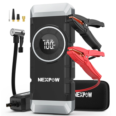 Product Εκκινητής Μπαταρίας Nexpow & Συμπιεστής Np2, 12V/3000A, 150PSI, 12000mAh base image