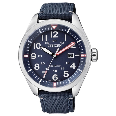 Product Ανδρικό Ρολόι Citizen Aw5000-16L (42mm) Υφασμάτινο Λουράκι Μπλε base image
