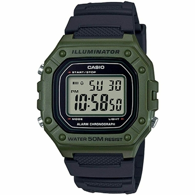 Product Ανδρικό Ρολόι Casio W-218H-3AVEF Μαύρο Πράσινο base image