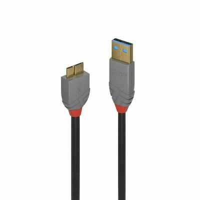 Product Καλώδιο USB σε micro USB Lindy 36766 Μαύρο 1 m base image