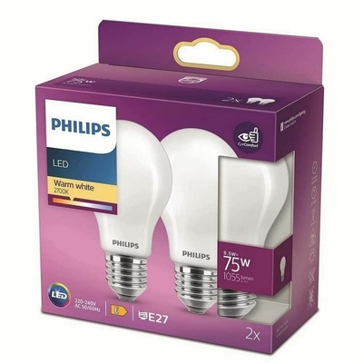 Product Λάμπα LED Philips Λευκό E27  base image