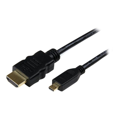Product Καλώδιο HDMI StarTech.com 2 m High Speed HDMI Cable with Ethernet - to HDMI Micro - Male / Male base image