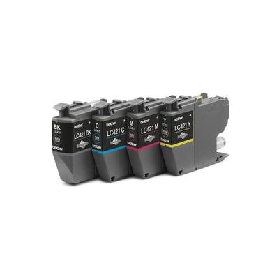 Product Μελάνι Brother LC-421VAL - 4-pack - Black, Cyan, Magenta, yellow base image