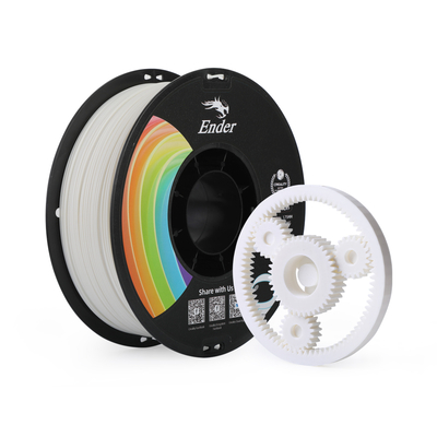 Product Filament Creality EN-PLA+ White, Ender Tensile Str. 34MPA, Bending 77MPa, 1 kg Spool1.75 base image