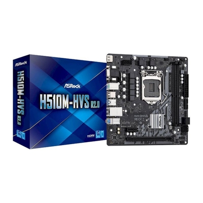 Product Motherboard ASRock H510M-HVS R2.0 - Micro ATX - Socket 1200 - Intel 1200 base image
