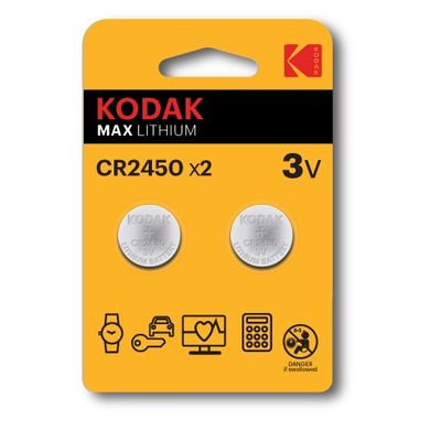 Product Μπαταρία Λιθίου Kodak CR2450 Single-use base image