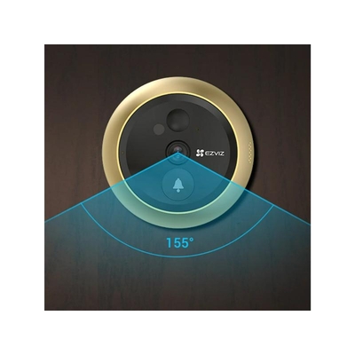 Product Ασύρματο Κουδούνι Ezviz Wire-free Peephole Doorbell (DP2C Golden) base image