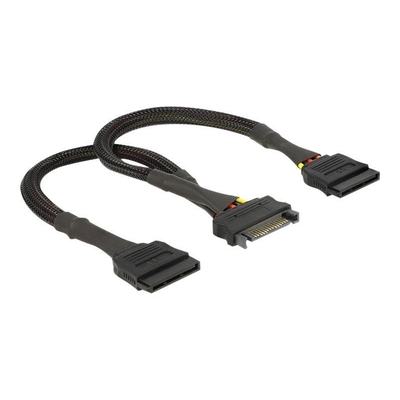 Product Καλώδιο Delock powercable - SATA power plug to SATA power plug - 25 cm base image