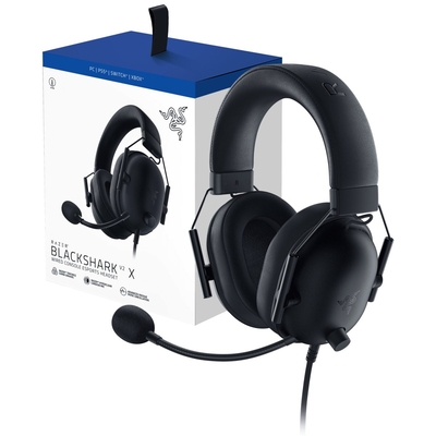 Product Headset Razer Blackshark V2 X FOR PLAYSTATION - 7.1 Gaming  Audio Jack - XBOX/PC/PS4/PS5/Switch base image