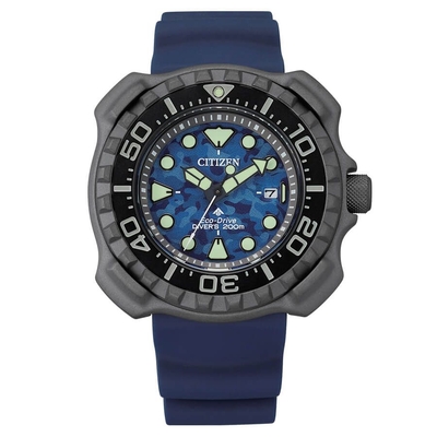 Product Ανδρικό Ρολόι Citizen Bn0227-09L (46,50mm) Καουτσούκ Λουράκι Μπλε base image