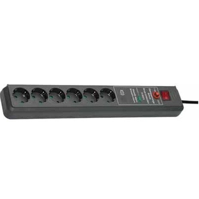 Product Πολύπριζο με Προστασία Υπέρτασης Brennenstuhl Secure Black/Grey 6x base image