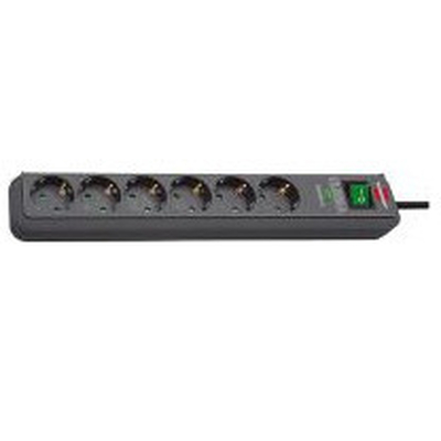 Product Πολύπριζο Με Διακόπτη Brennenstuhl Eco-Line 6 Θέσεων, Καλώδιο 5m 13.5kA Ανθρακί base image