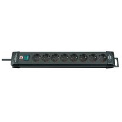 Product Πολύπριζο Με Διακόπτη Brennenstuhl Premium-Line 8 Θέσεων, Καλώδιο 3m Μαύρο base image