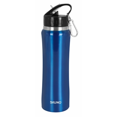 Product Θερμός Bruno BRN-0070, με Καλαμάκι & Γάντζο, Anti-Slip, 750Ml, Μπλε base image