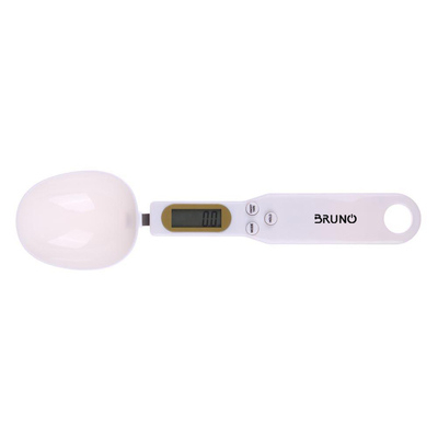 Product Ζυγαριά-Κουτάλι Κουζίνας Bruno ψηφιακή BRN-0074, έως 500g, λευκή base image