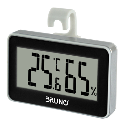 Product Θερμόμετρο & Υγρασιόμετρο Bruno ψηφιακό BRN-0081, °C & °F, λευκό base image