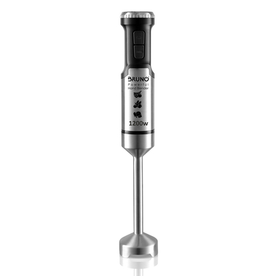 Product Ραβδομπλέντερ Bruno BRN-0092, ρυθμιζόμενη ταχύτητα, 1200W, inox-μάυρο base image