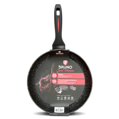 Product Τηγάνι Bruno Granit Premium BRN-0113 με αντικολλητική επίστρωση, 26cm base image