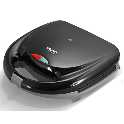 Product Bruno Τοστιέρα Brn-0167, 2 Θέσεων, 800w, Αντικολλητικές Πλάκες, Μαύρη base image