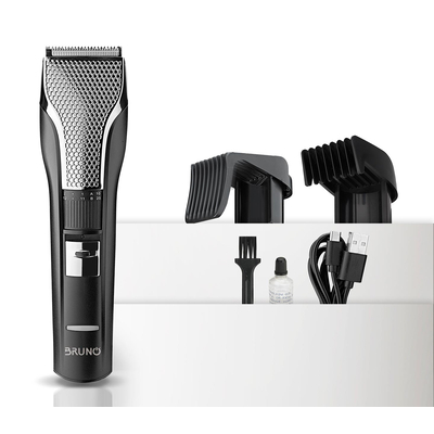 Product Κουρευτική Μηχανή Bruno BRN-0220 επαναφορτιζόμενη, Μαύρη base image