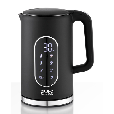Product Βραστήρας Bruno Ψηφιακός ,Διπλό Τοίχωμα BRN-0245, 1.7L 2200W, Μαύρος base image