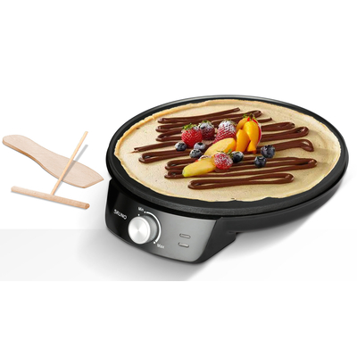 Product Κρεπιέρα Bruno BRN-0252 30Εκ. 1200W με Θερμοστάτη Και Εξαρτήματα, Μαύρη base image