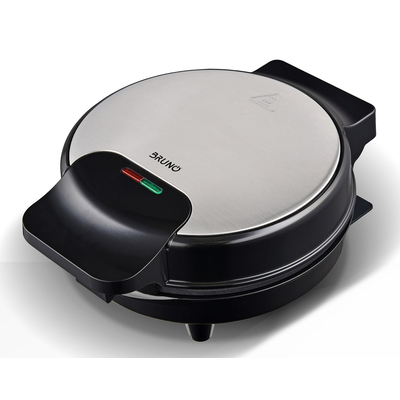 Product Βαφλιέρα Bruno BRN-0253 1000W, Στρόγγυλη 19Εκ., Βαθιά, Inox-Μαύρη base image