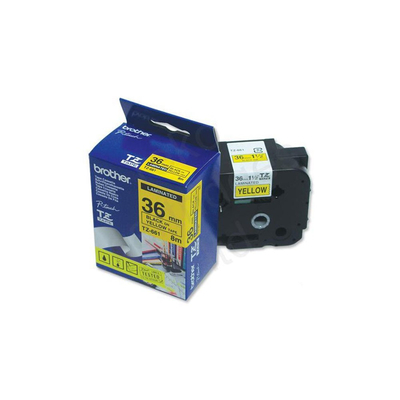 Product Μελανοταινία Brother TZe661 36mm Yellow/Black base image