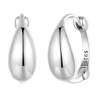 Product Σκουλαρίκι Bamoerα Κρίκοι BSE1079, Ασήμι 925, Ασημί base image